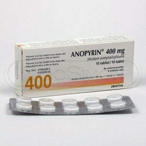 Anopyrin 400 mg 10 tablet