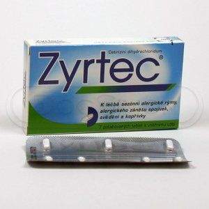 Zyrtec 10 mg 7 tablet
