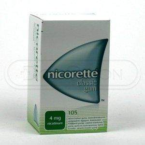 NICORETTE CLASSIC žvýkačky 4 mg 105 ks