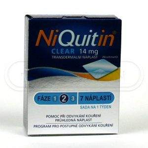 Niquitin Clear náplast 14 mg