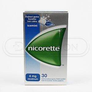 NICORETTE ICEMINT žvýkačky 4 mg 30 kusů