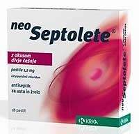 NEOSEPTOLETE TŘEŠEŇ 1.2 mg 18 pastilek