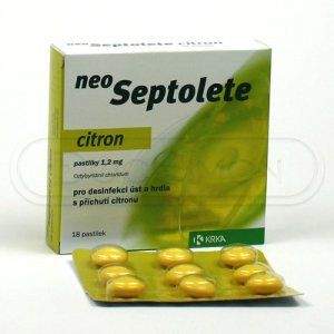 Neoseptolete Citron 1.2 mg 18 pastilek
