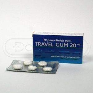 Travel-Gum žvýkačky 20 mg 10 ks