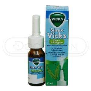 VICKS Sinex Aloe a Eukalyptus sprej 15 ml