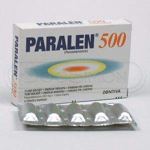 Paralen 500 500 mg 5 čípků