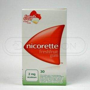 Nicorette Freshfruit žvýkačky 2 mg 30 ks