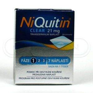 NIQUITIN CLEAR náplast 21 mg 7 ks