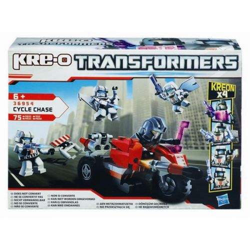 Hasbro KRE-O Transformers s motocyklem a raketometem