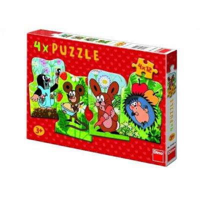 Krteček - Puzzle 4v1