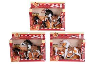SIMBA - Kůň Champion Beauty Pferde set, 11 a 19 cm