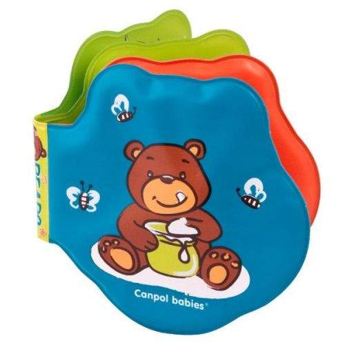 Canpol babies měkká knížka pískací vybarvovací medvíci