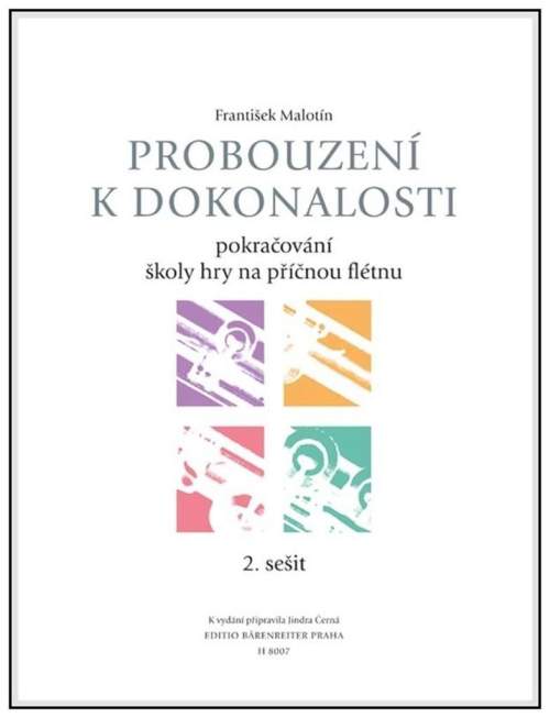 Bärenreiter Praha Malotín František | Probouzení k dokonalosti - učebnice 2. sešit | -noty