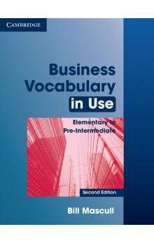 Cambridge University Press Business Vocabulary in Use Elementary to Pre-Intermediate (2nd Edition) with Answers