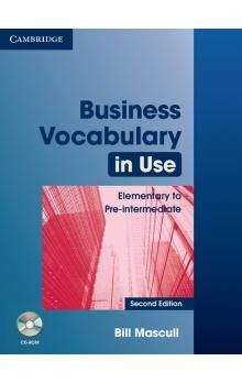 Cambridge University Press Business Vocabulary in Use Elementary to Pre-Intermediate (2nd Edition) with Answers a CD-ROM