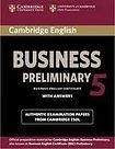 Cambridge University Press Cambridge BEC 5 Preliminary Student´s Book with answers