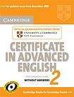 Cambridge University Press Cambridge Certificate in Advanced English 2 for updated exam Student´s Book without answers
