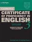 Cambridge University Press Cambridge Certificate of Proficiency in English 3 Self-study Pack (Student´s Book with answers and Audio CDs (2))
