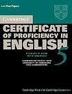 Cambridge University Press Cambridge Certificate of Proficiency in English 5 Student´s Book with answers