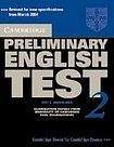 Cambridge University Press Cambridge Preliminary English Test 2 Self-study Pack (Student´s Book with answers and Audio CD)