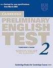 Cambridge University Press Cambridge Preliminary English Test 2 Teacher´s Book
