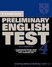 Cambridge University Press Cambridge Preliminary English Test 4 Student´s Book with answers