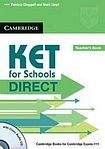 Cambridge University Press KET for Schools Direct Teacher´s Book with Class Audio CD