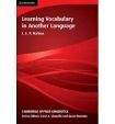Cambridge University Press Learning Vocabulary in Another Language PB