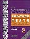 Heinle NEW CAMBRIDGE PROFICIENCY PRACTICE TESTS 2 STUDENT´S BOOK WITH KEY + CD PACK