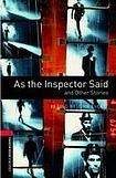 Oxford University Press New Oxford Bookworms Library 3 As the Inspector Said and Other Stories Audio CD Pack