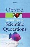 Oxford University Press OXFORD DICTIONARY OF SCIENTIFIC QUOTATIONS