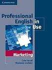 Cambridge University Press Professional English in Use Marketing Edition with answers