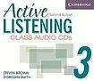 Cambridge University Press Active Listening Second Edition Level 3 Class Audio CDs (3)