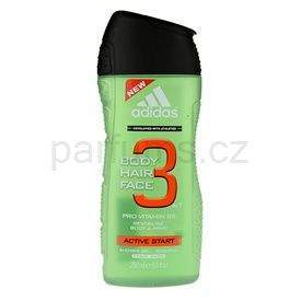 Adidas 3 Active Start (New) 250 ml sprchový gel