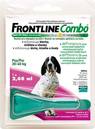 Frontline COMBO Spot on dog L 1x2,68 ml