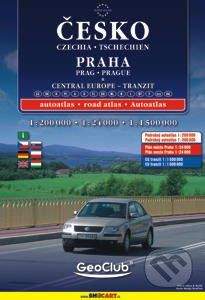 Česko,Praha,střední Evropa-atlas a4
