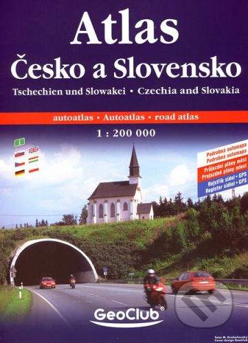Česko + Slovensko atlas A4 1:200T spirála