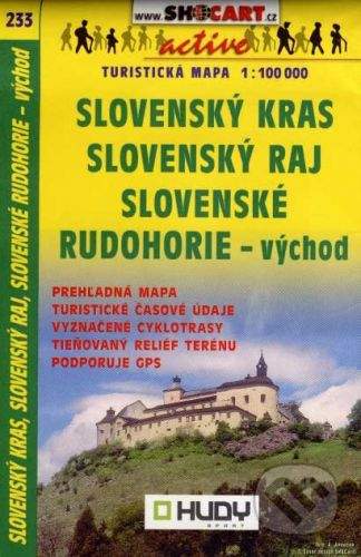 SHOCart Slovenský kras, Slovenský raj, Slovenské rudohorie - východ 1:100 000 -