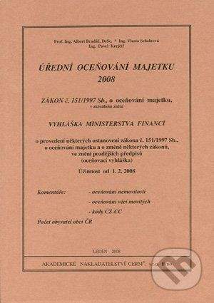 Akademické nakladatelství CERM Úřední oceňování majetku 2008 - Bradáč, Scholzová, Krejčíř