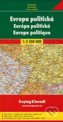 freytag&berndt Európa politická 1:3 500 000 -