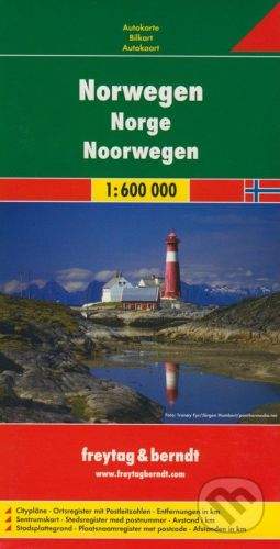 freytag&berndt Nórsko - Norwegen 1:600 000 -