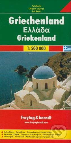 freytag&berndt Grécko - Greece - Griekenland 1:500 000 -