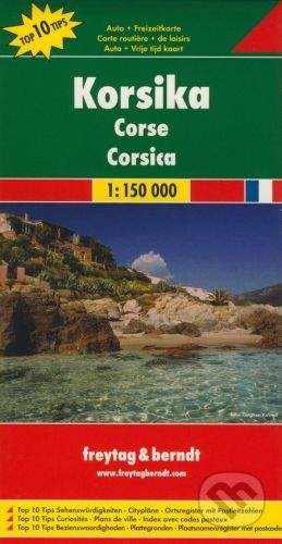 freytag&berndt Korzika - Korsika - Corsica 1:150 000 -