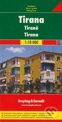 freytag&berndt Tirana 1:10 000 -
