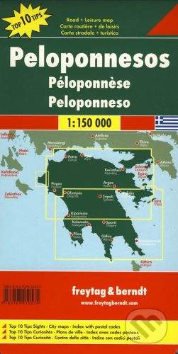 freytag&berndt Peloponnesos 1:150 000 -