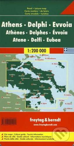 freytag&berndt Athens, Delphi, Evvoia 1:200 000 -
