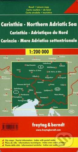 freytag&berndt Carinthia, Northern Adriatic Sea 1:200 000 -