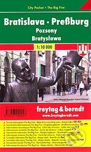 freytag&berndt Bratislava · Preßburg · Pozsony · Bratysława 1:10 000 -