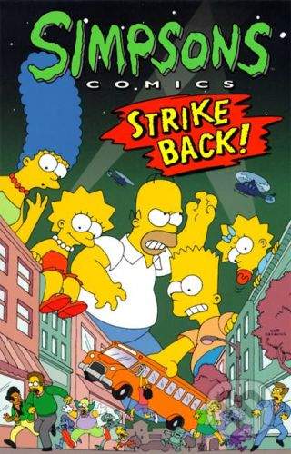 Titan Books Simpsons Comics - Strike Back - Matt Groening