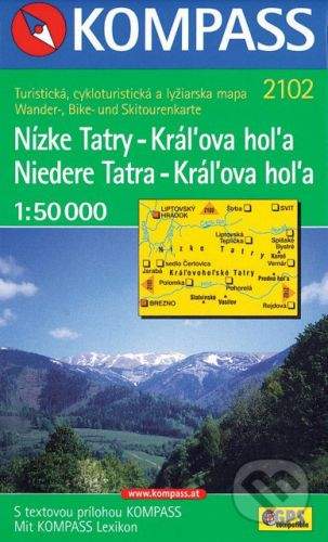 MAIRDUMONT Nízke Tatry - Kráľova hoľa 1:50 000 -